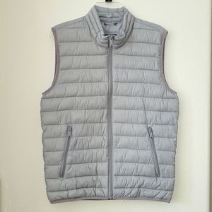 DKNY Puffer Vest, Small,Silver color, Excellent Condition